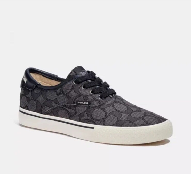 Coach Citysole WOMENS  Jacquard & Leather Monogram Big “C” Skate Sneakers 2024