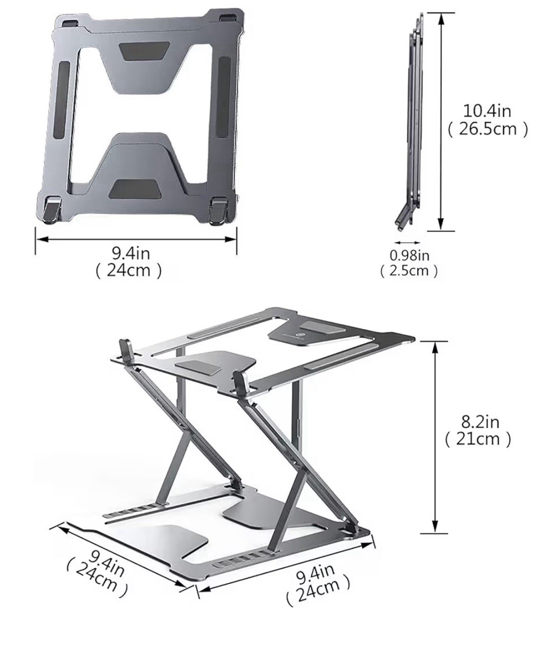 Samdray Laptop Stand for 11”-17.3” Laptops and Tablets