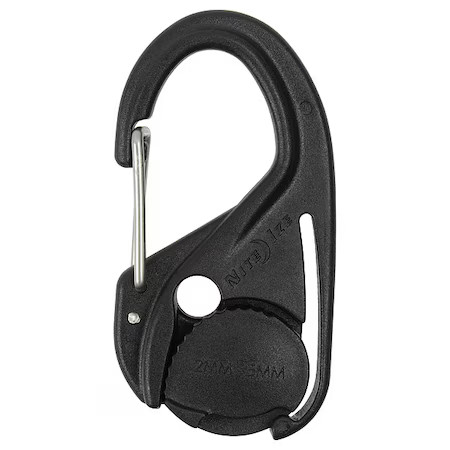 Nite Ize Ncj-25-2R3 Bungee Cord, Carabiner, 2-3/5 In.L, 6 In.D