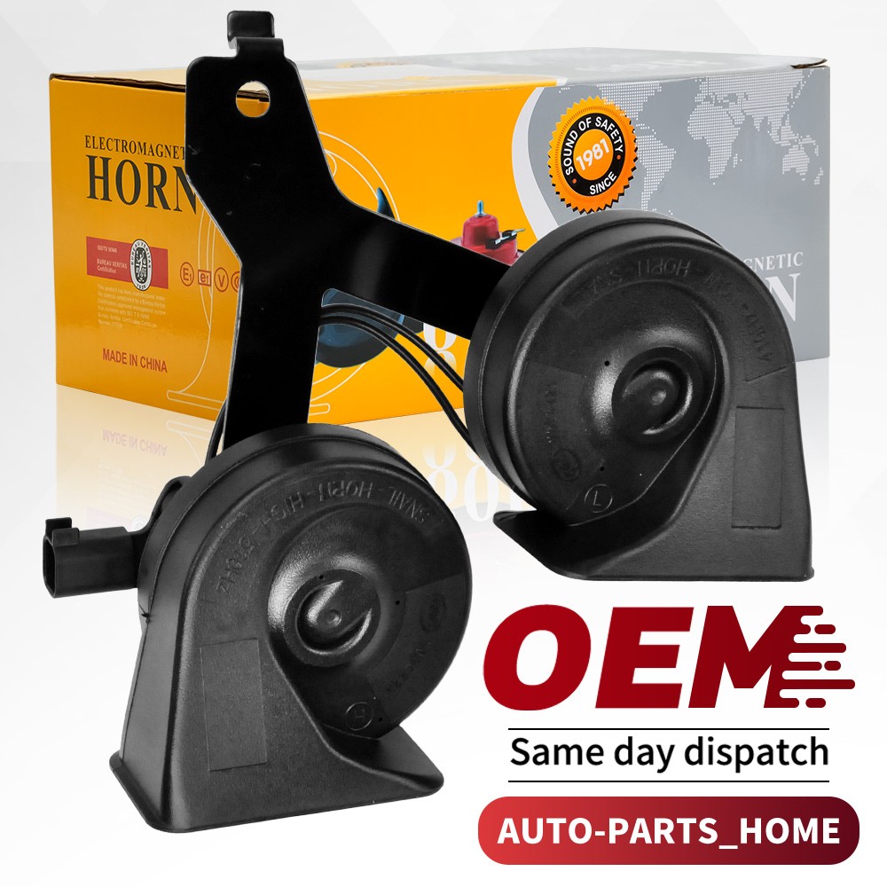 High & Low Pitch Horn Assembly for 09-14 Ford F-150 3.5/5.0/6.2L 9L3Z-13832-A