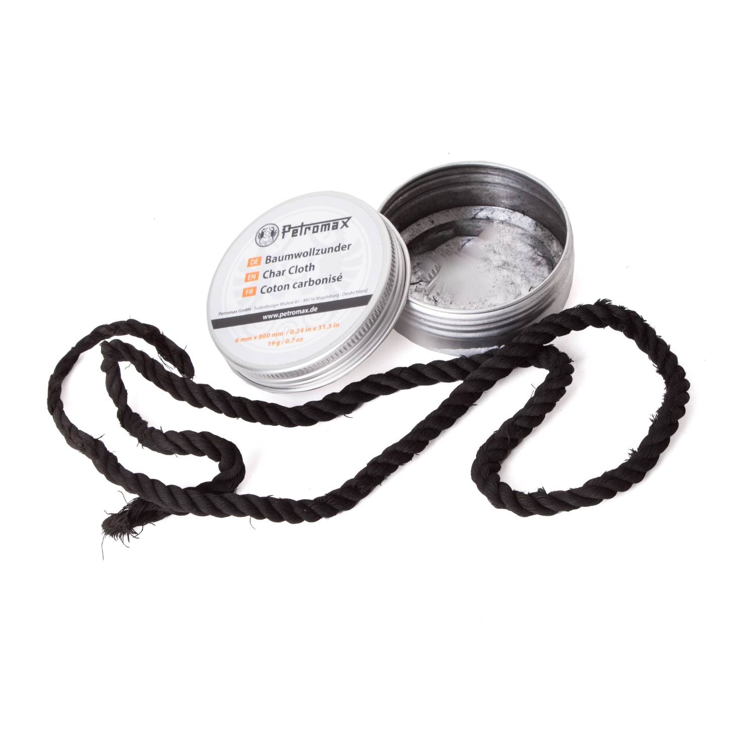Petromax Tinder for Fire Starter Packed Inside a Weatherproof Tin for Campfires