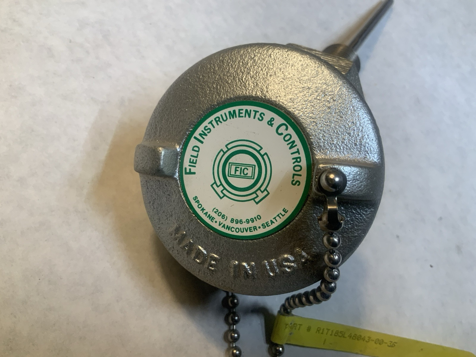 Field instruments and controls R1T185L48043 -00-36 sensor