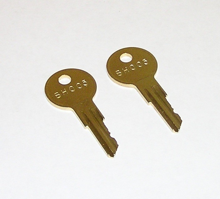 2 - BH005 Replacement Keys fit FireTech J L Industries Samson Fire Equipment