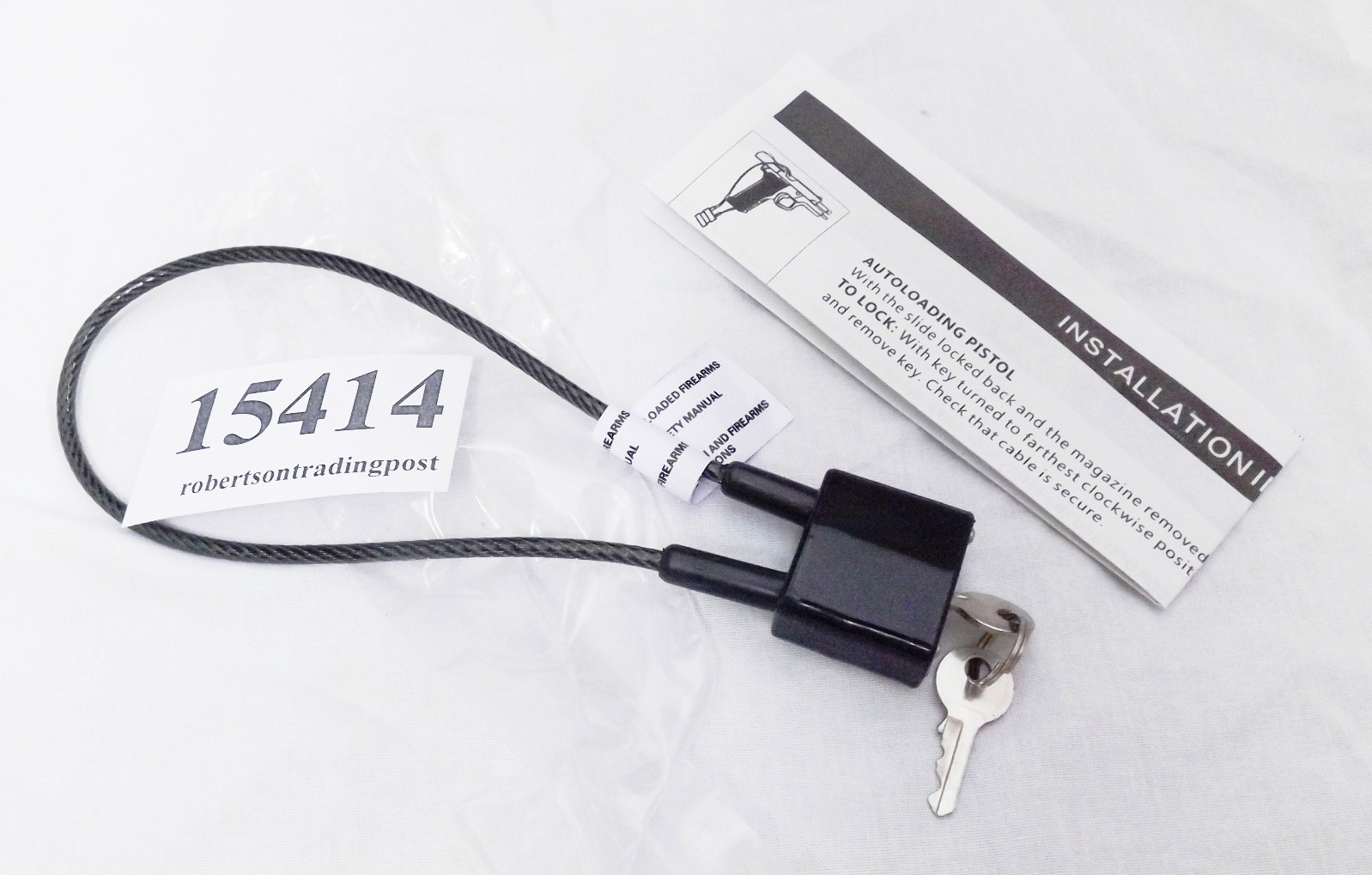 Allen 15 inch Cable Lock Coated Steel 2 Keys fit Gun Bicycles Lawn Equip Buy Qty