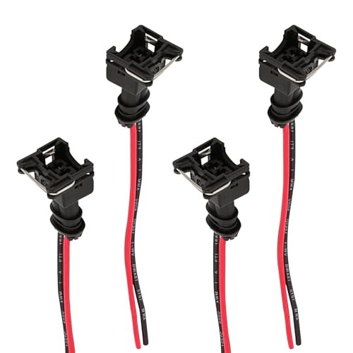 4 PCS Automobile Fuel Injector Connector, Standard Specification Injector