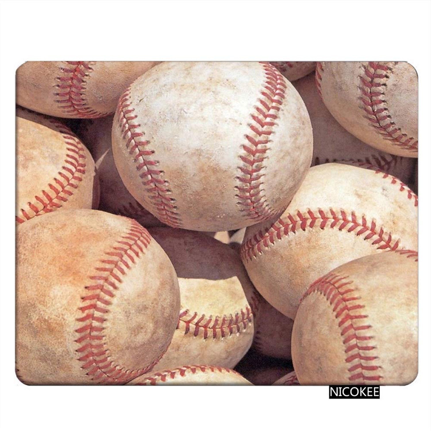 Sport Rectangle Gaming Mousepad Vintage Baseball Sport Game Mouse Pad Mouse M...