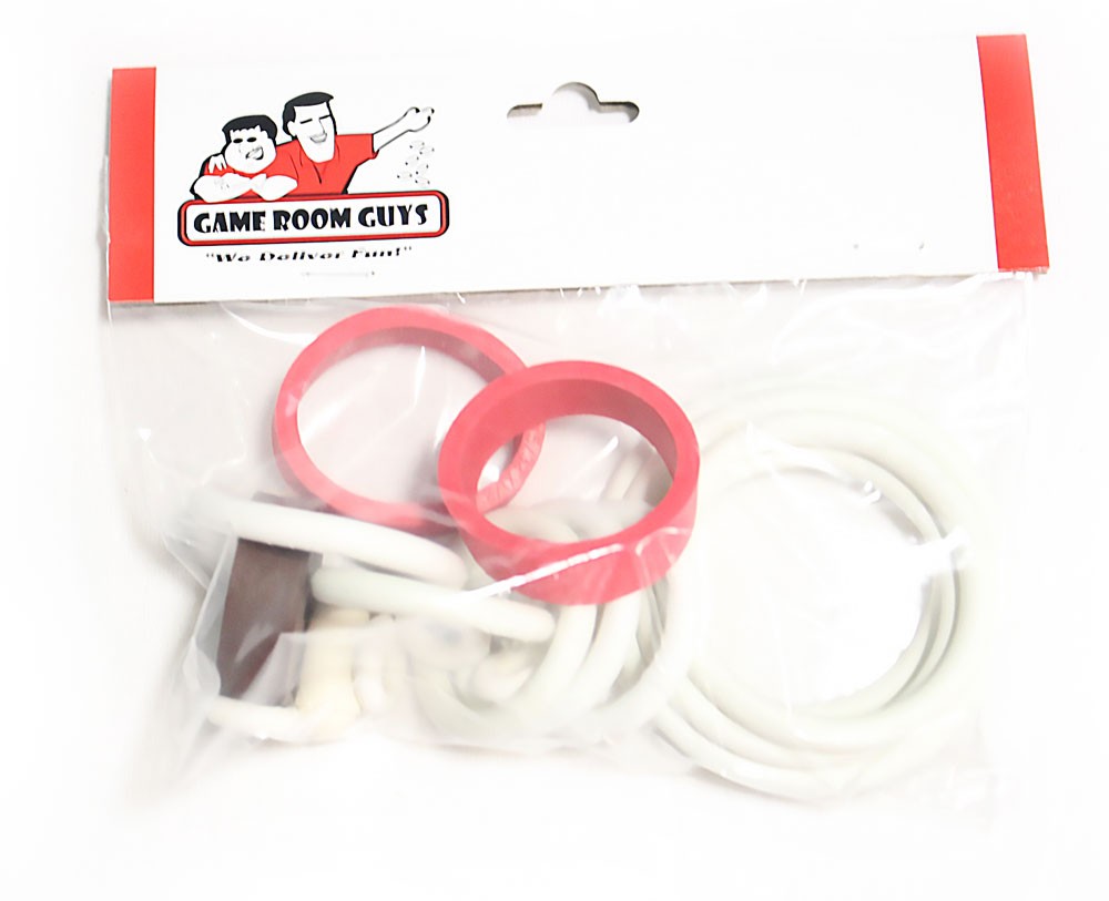 Playmatic New World Pinball Machine Replacement Repair Rubber Ring Kit White
