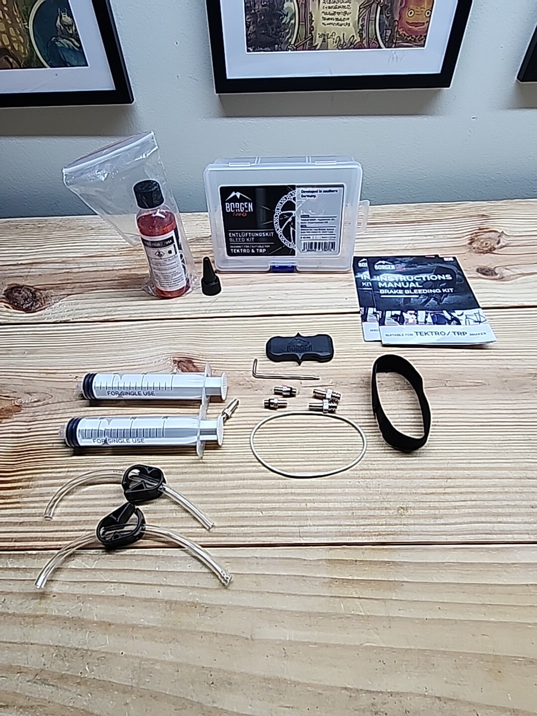 Borgen Tools Bleed Kit Suitable For Tektro And TRP Bicycle
