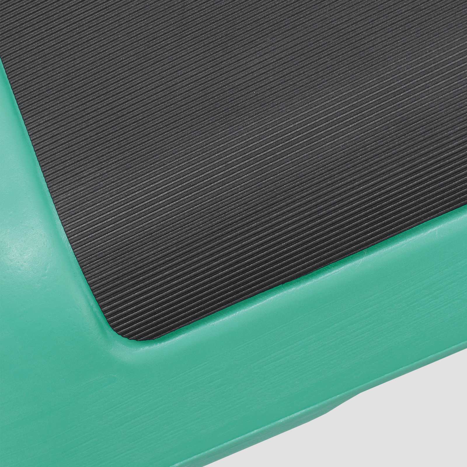 16''×16'' Exercise Aerobic Step Platform with 4 Risers Exercise Stepper Green