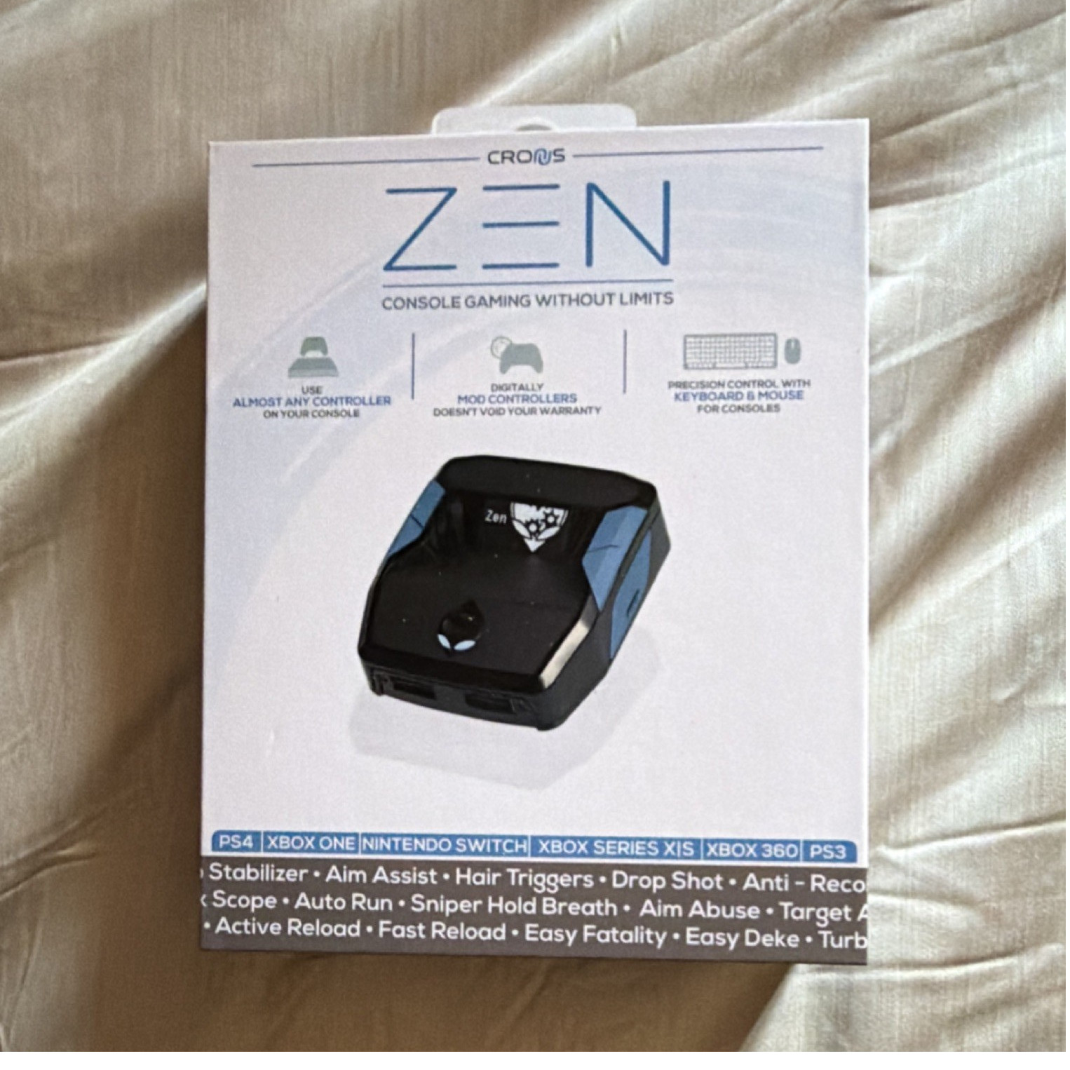 Cronus Zen Console Gaming Adapter Black PS4 Xbox One Switch Series X|S 360 PS3