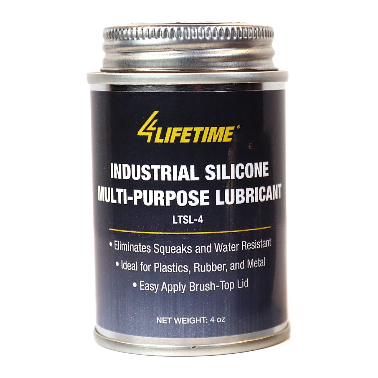 4LifetimeLines 4oz Brush Top Can Silicone Grease for Automotive Use,
