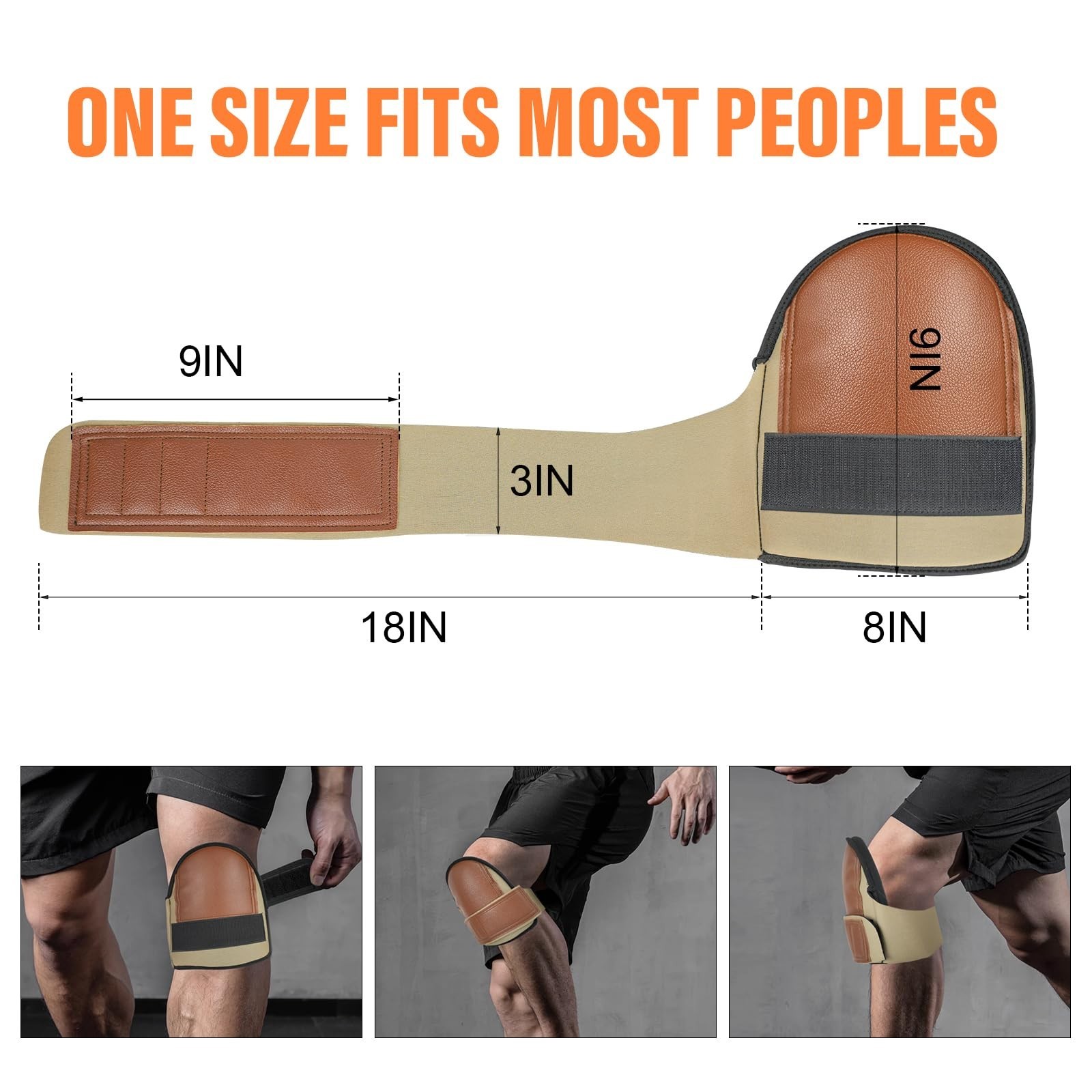 Safety Knee Pads for Work Super Soft Leather Knee Protector For Construction,...