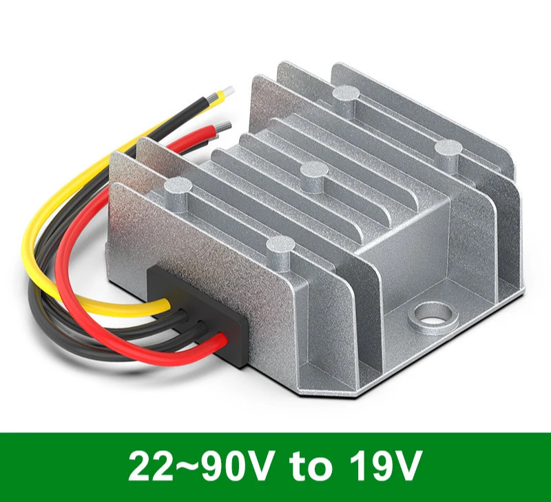 DC-DC Converter 22V-90V to 19V Step Down Module 48V 60V 72V Buck Power Supply