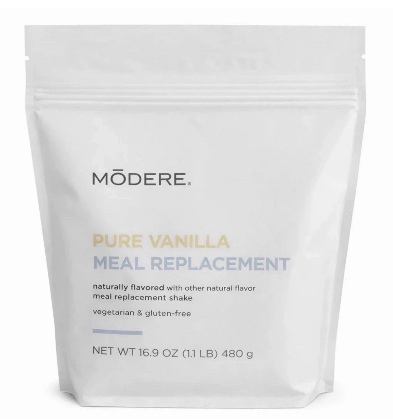 Modere Vanilla Shake Meal Replacement 16.9 Oz (1.1 LB) Ex: 10/26