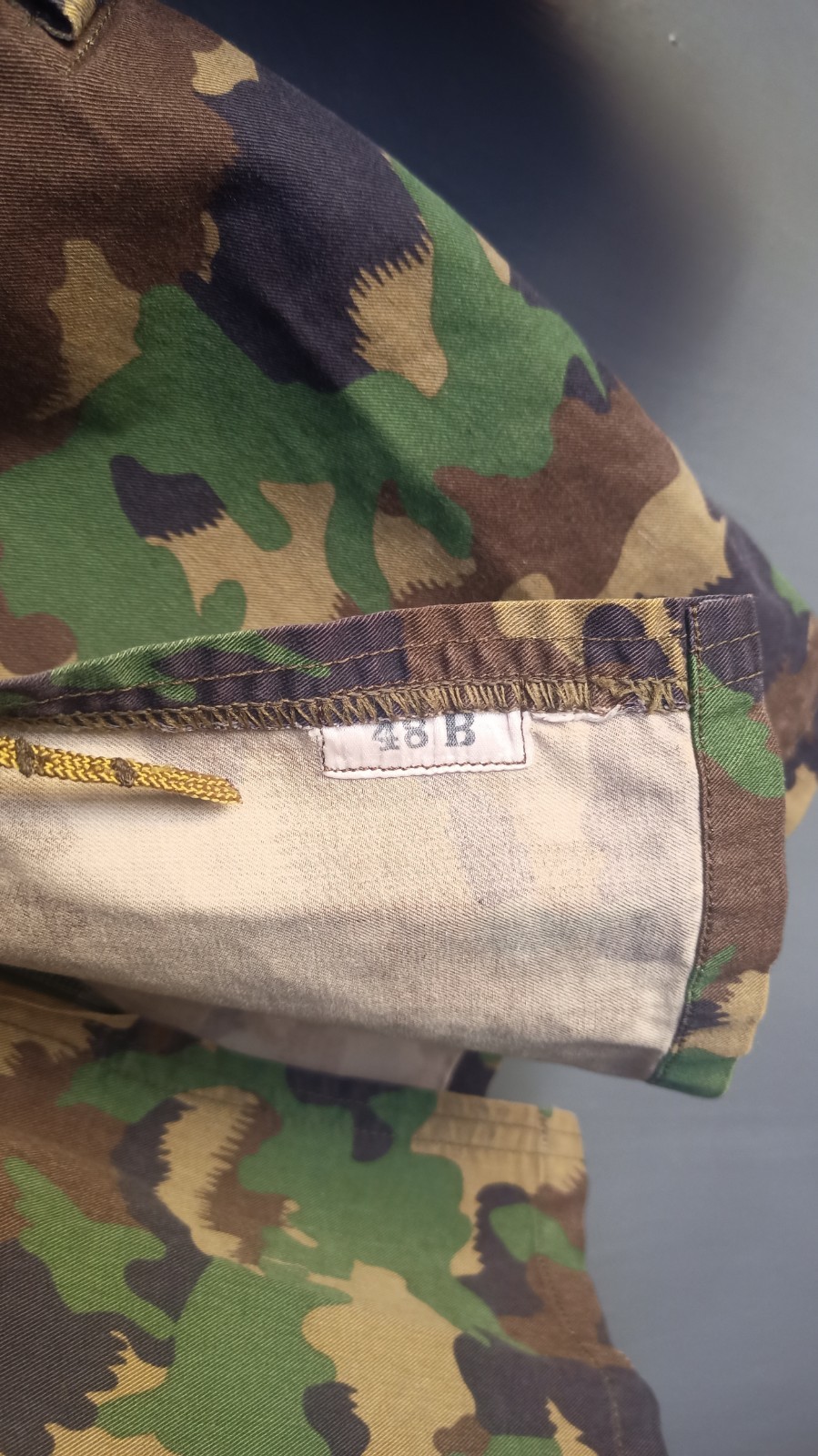 Army camouflage jacket. Combat soldier jacket Taz 90