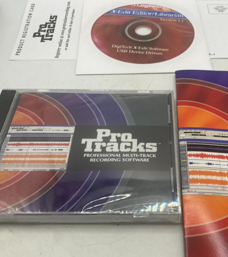 Pro Tracks Professional Multi-Track Recording Software With Users Guide New