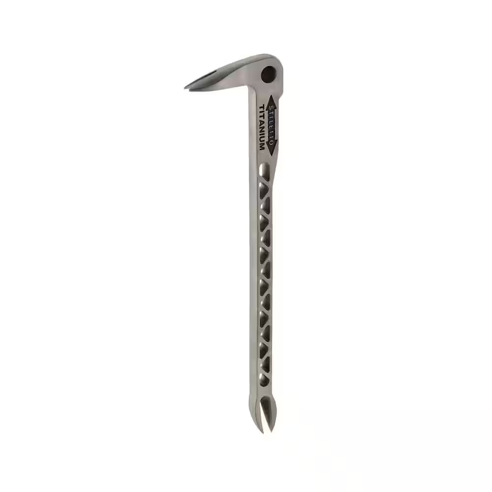 12 In. Titanium Clawbar Nail Puller with Dimpler