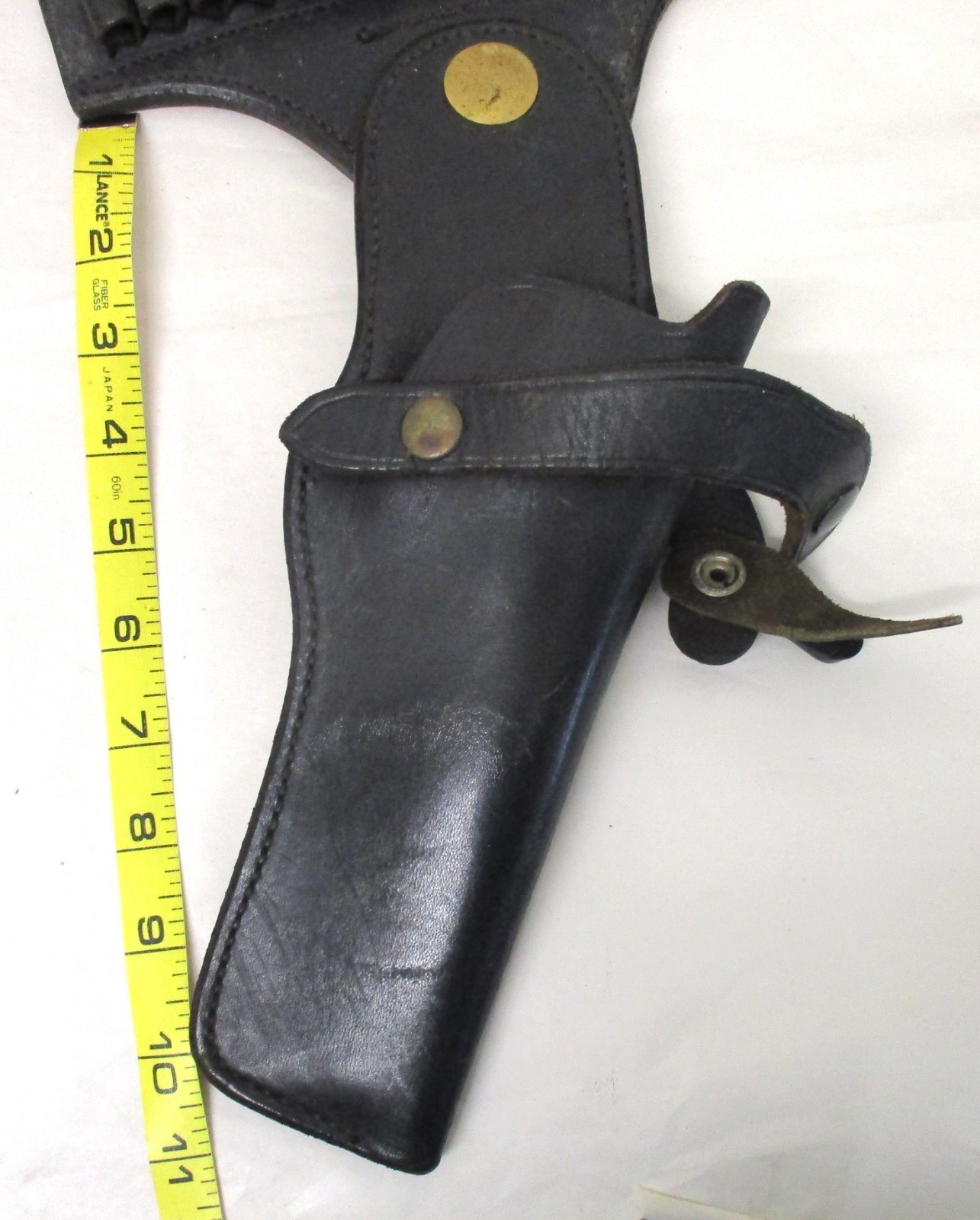 Vintage Smith & Wesson Double Row Holster Black Leather