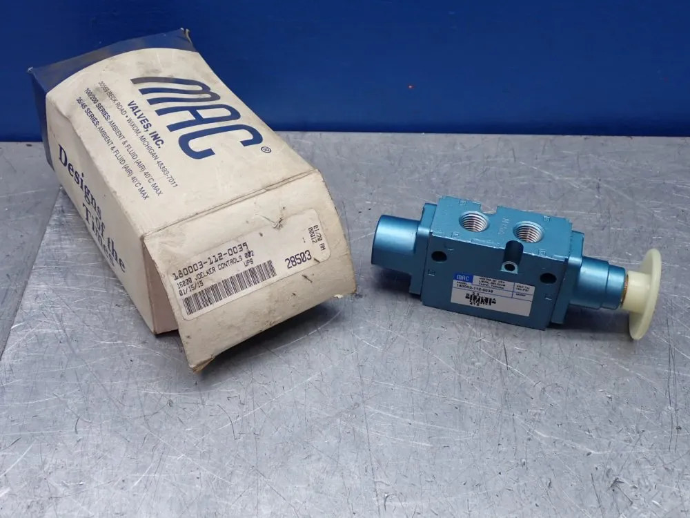 MAC 180003-112-0039 1800 SERIES SOLENOID VALVE   05250781138