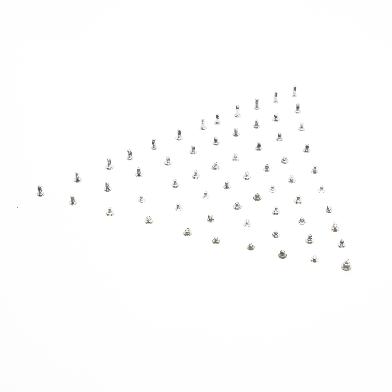 Complete Replacement Full Screw Set with 2X Bottom Silver Screws for iPhone 6