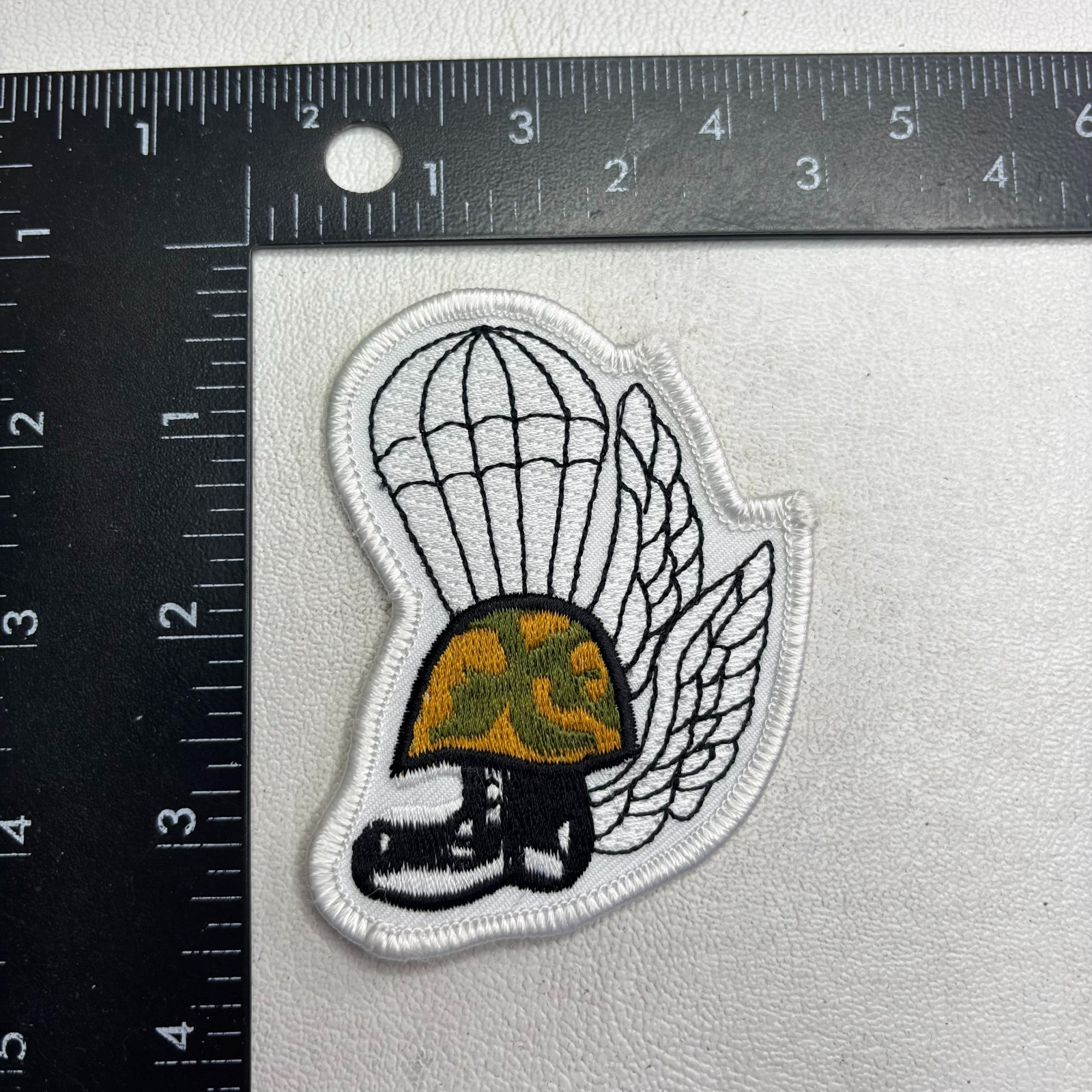 Military Novelty USMC US Marine Corps AIRBORNE Parachute Jumper Patch 62X9