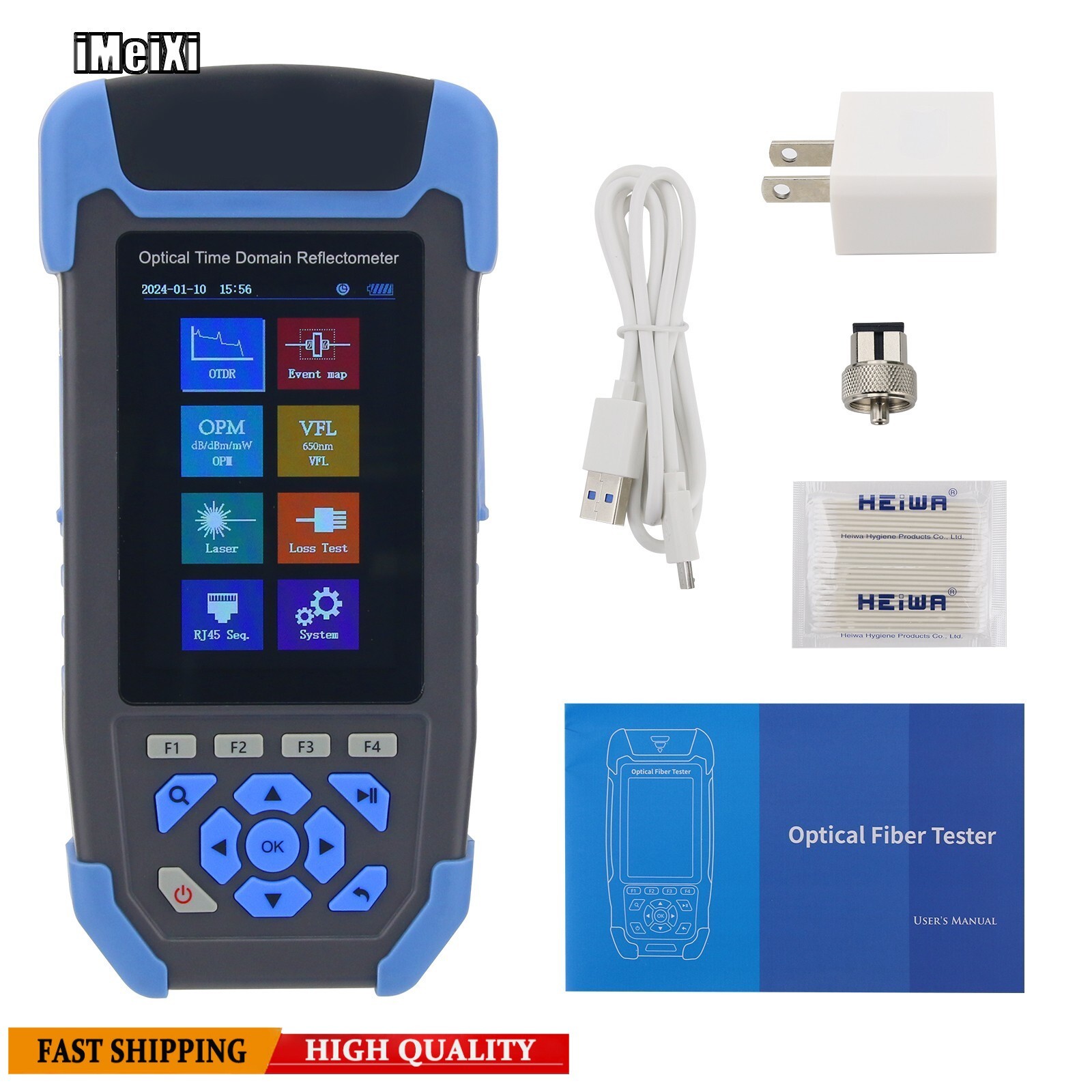 1310/1550nm JW3302SSJ Mini-Pro OTDR Optical Time Domain Reflectmeter for Network
