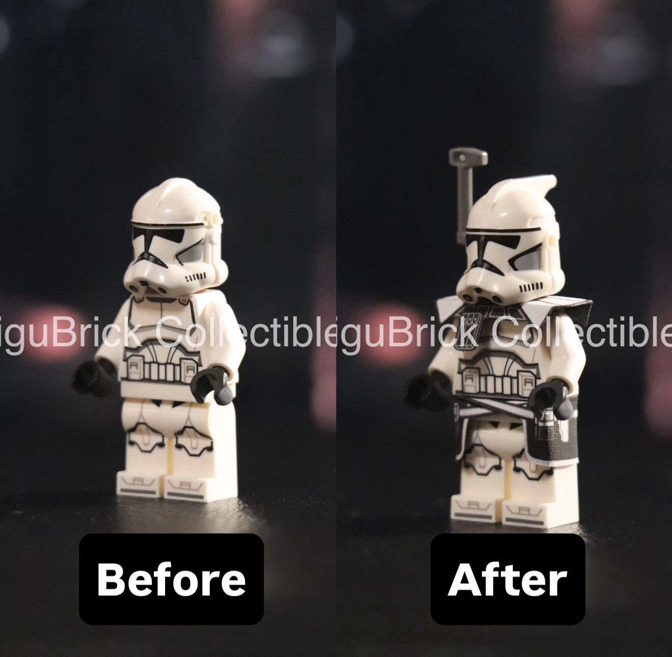 for LEGO Star Wars ARC Trooper Grunt Cloth Upgrade Kit