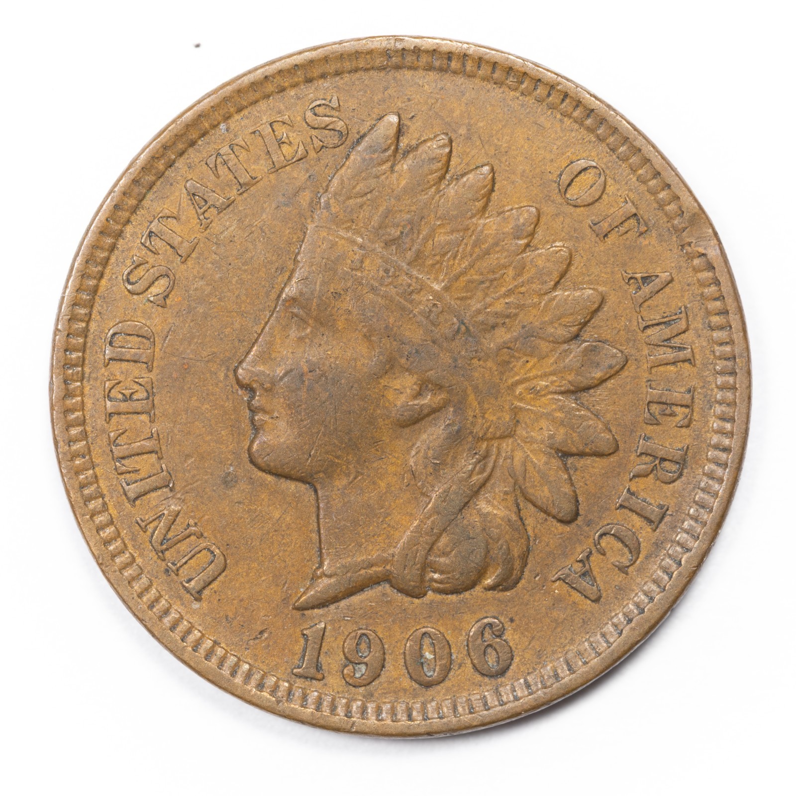 1906 Indian Head Penny Extremely Fine (XF)