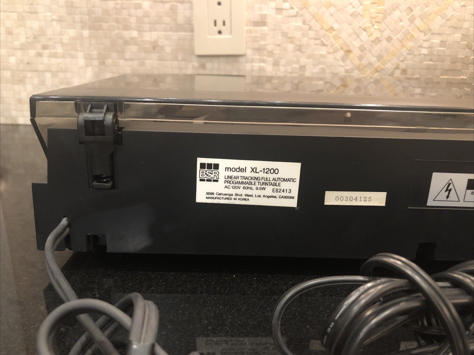 BSR XL-1200 Full Automatic Linear Tracking Program Turntable perfect condition