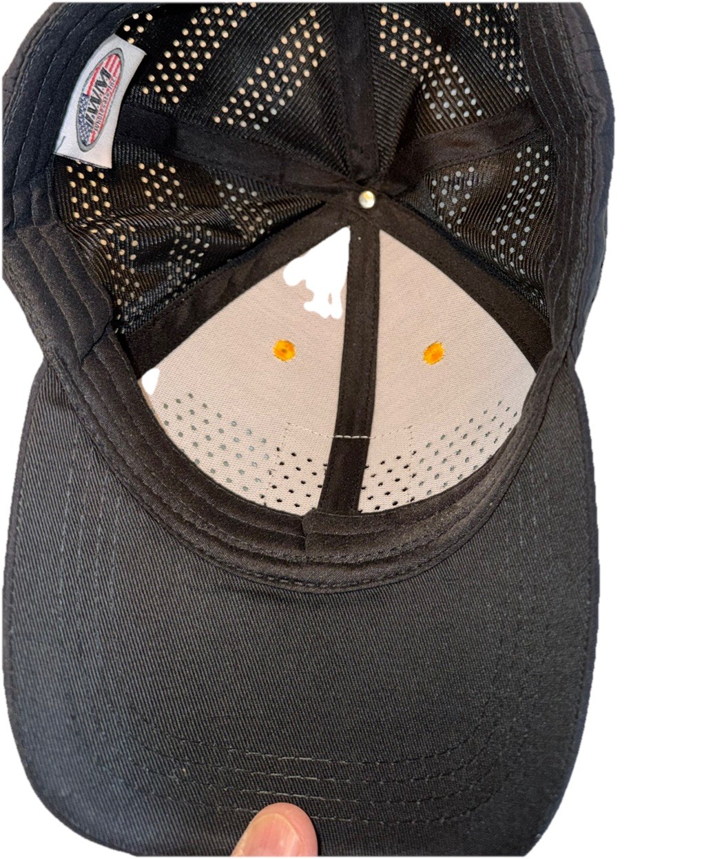 U.S. Army Black Adjustable Baseball Cap Hat with Star Logo