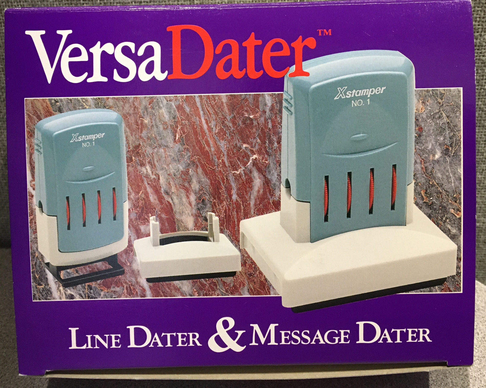 Xstamper Eco-green VersaDater Line Dater and Message Dater- "RECEIVED"