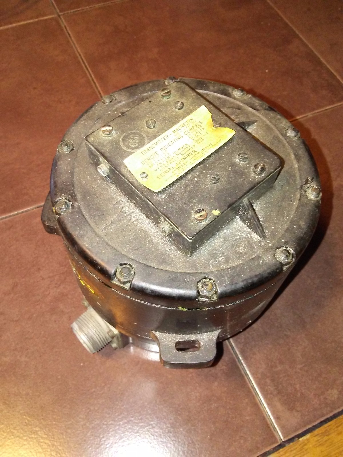 Bendix Pioneer Transmitter Magnesyn Remote Compass AN 5730-3, 10062-1-A