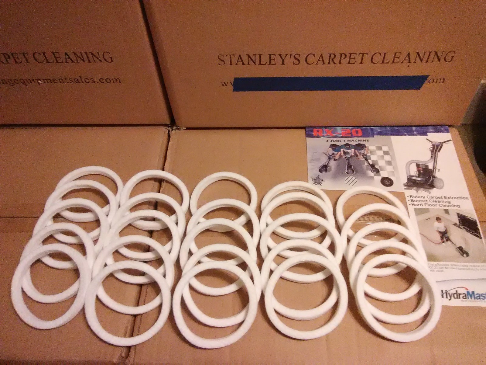 25 RX-20  felt seal gaskets carpet cleaning fits all models