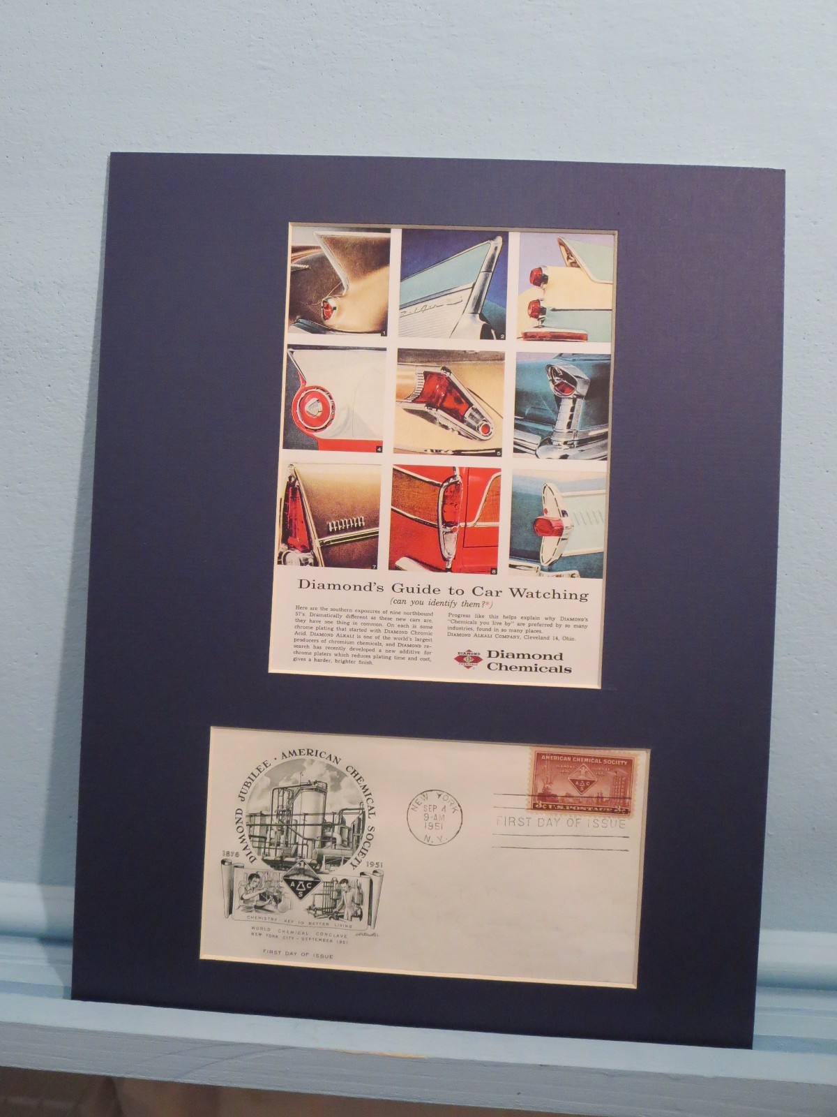 The 50's Auto Industry & the Impact of the Chemical Industry & First Day Cover