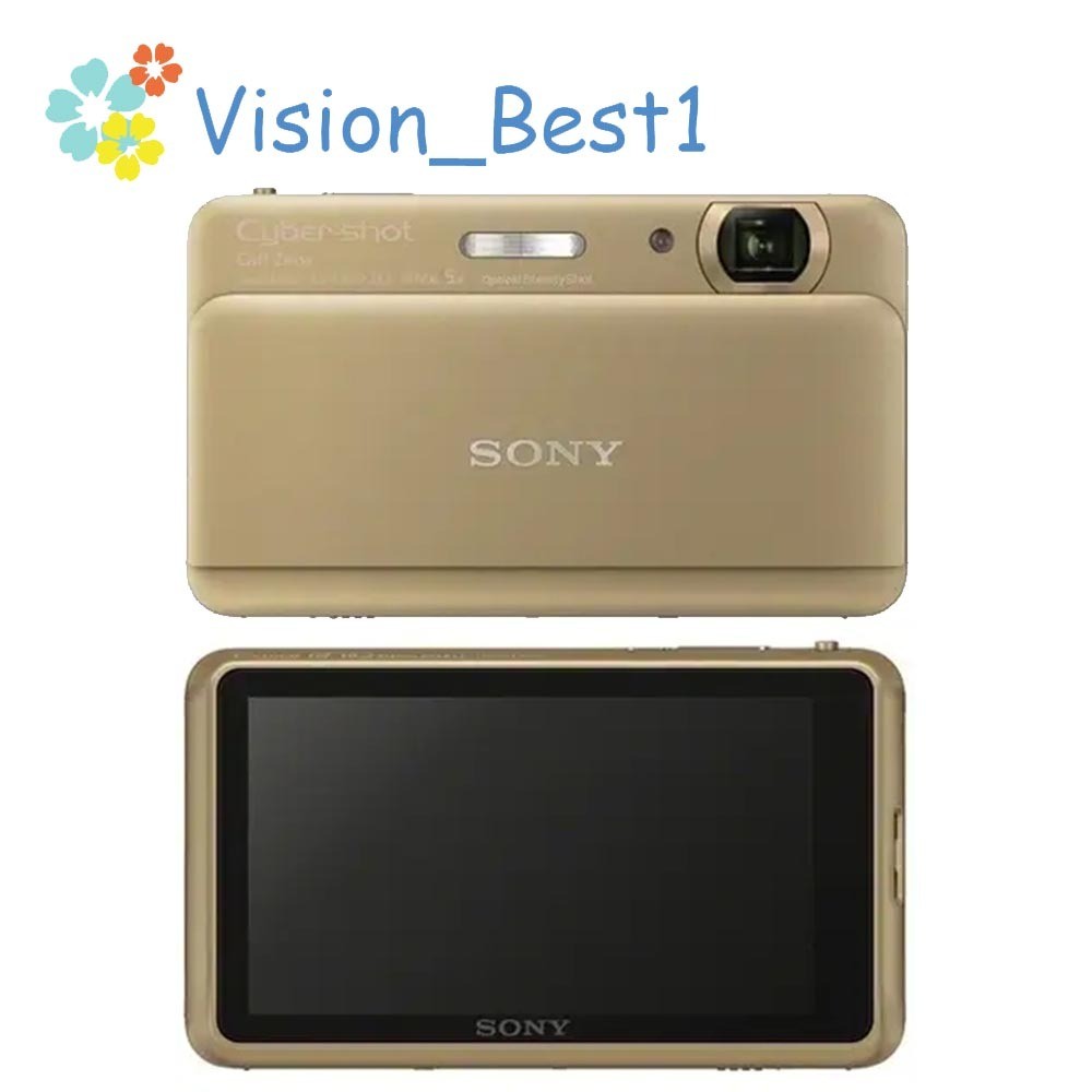 Sony Cyber-shot DSC-TX55 Digital Camera 16.2 MP 5x Zoom Gold with Accessories