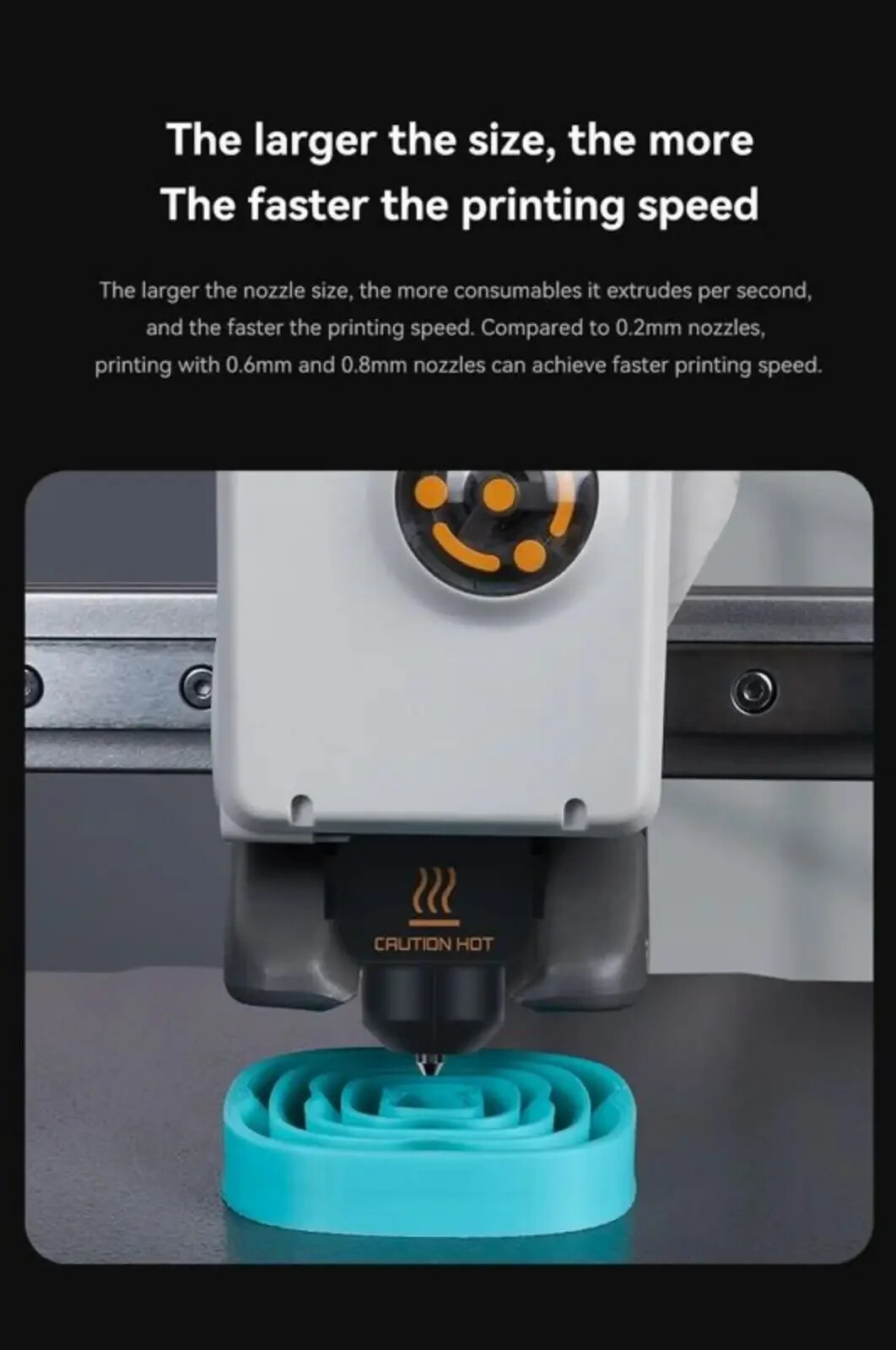 Hotend Kit For Bambu Lab A1/A1 Mini High Flow Hotend Assembly Hardened Nozzle