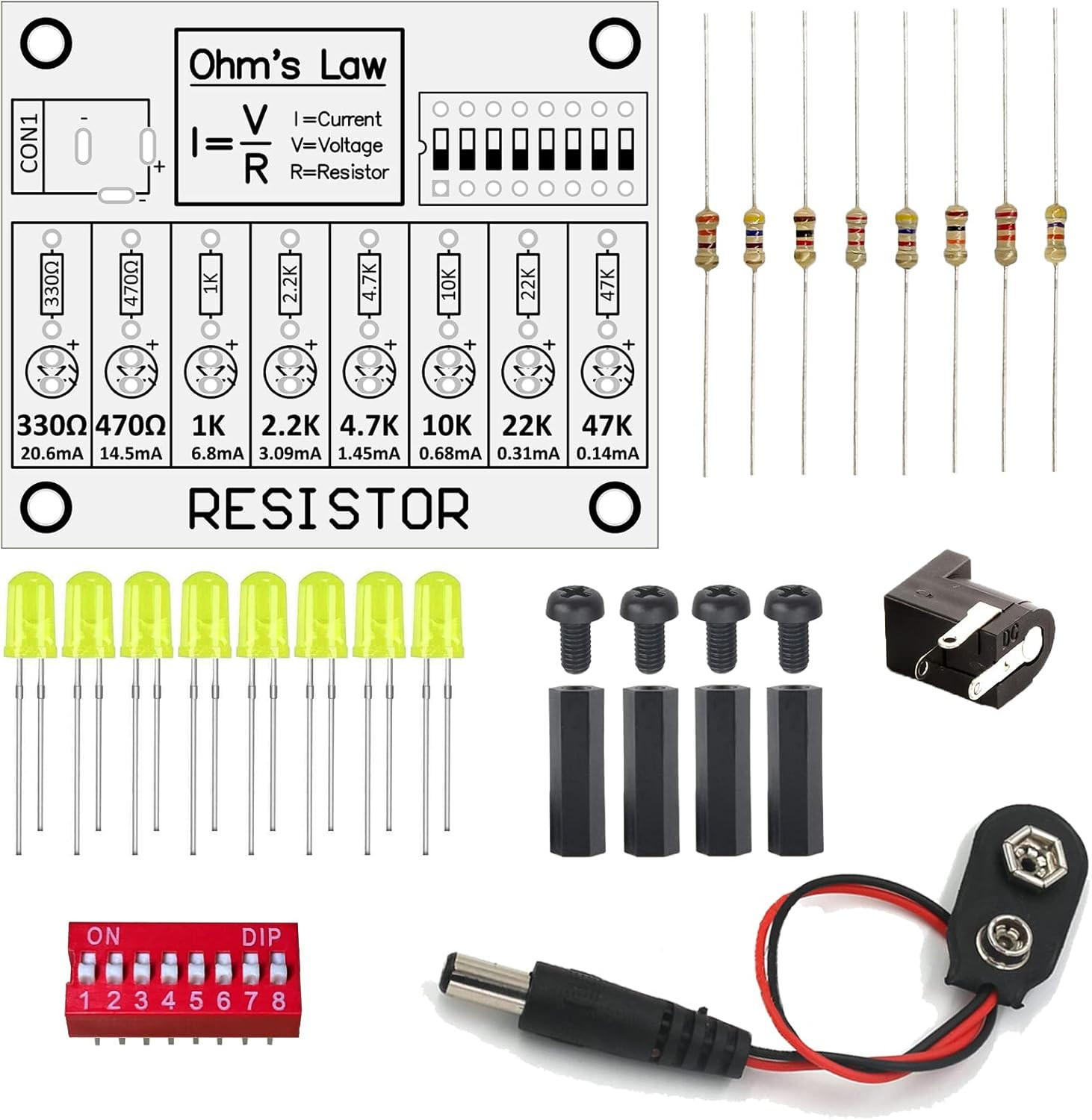 Learn To Solder Kits Soldering Practice Kit Learning Electronics Training Board