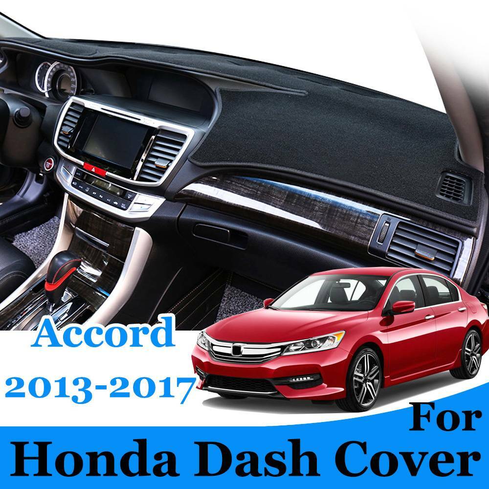 For Honda Accord 2013-17 Dash Cover Mat Dashmat Dashboard Mat Front Pad