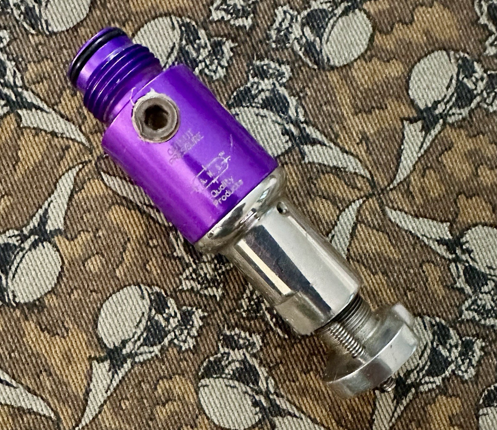 ANS Phase II Gen-X 2 HPR Inline High Pressure Regulator Gloss Purple Autococker
