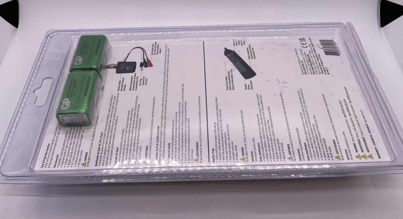 IDEAL Tone & Probe Wire Identifier 62-144 Tone Generator And Amplifier Probe