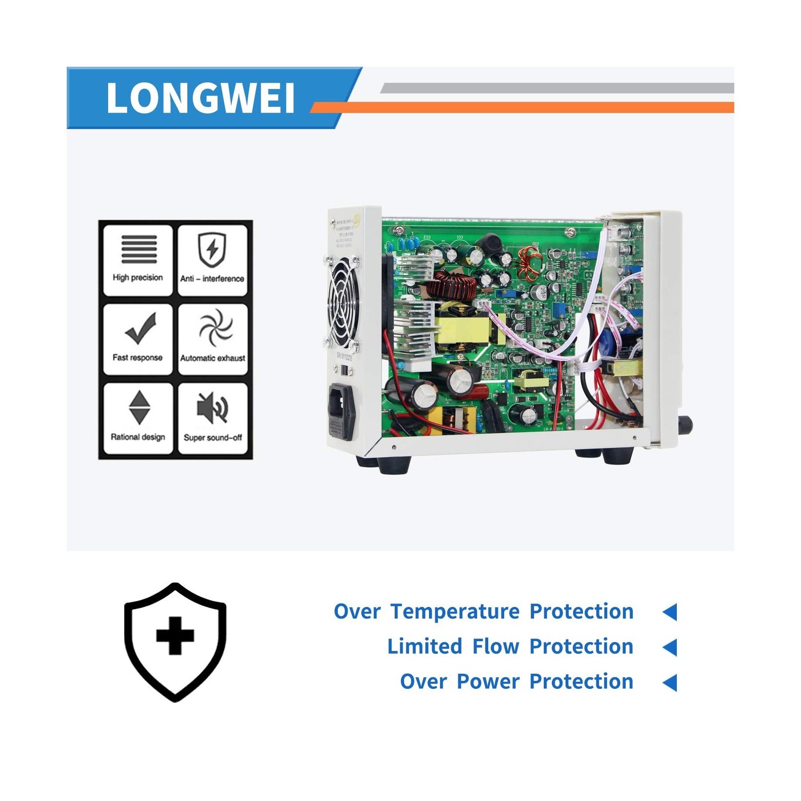 DC Power Supply Variable 30V 10A, 4-Digital LED Display, Precision ... Fast Ship
