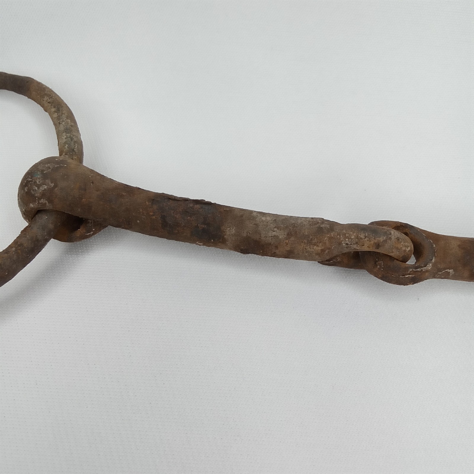 Antique Iron O Ring Horse Bit Snaffle Bit Style Mullen Jointed Mouthpiece 1900s