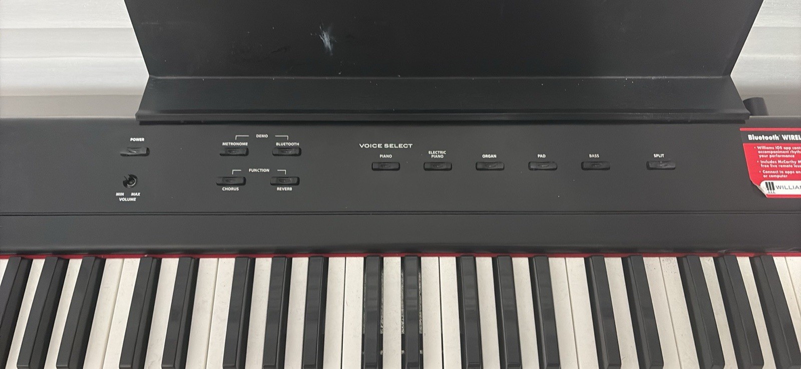 Williams Legato III 88-Key Digital Piano Keyboard - Black