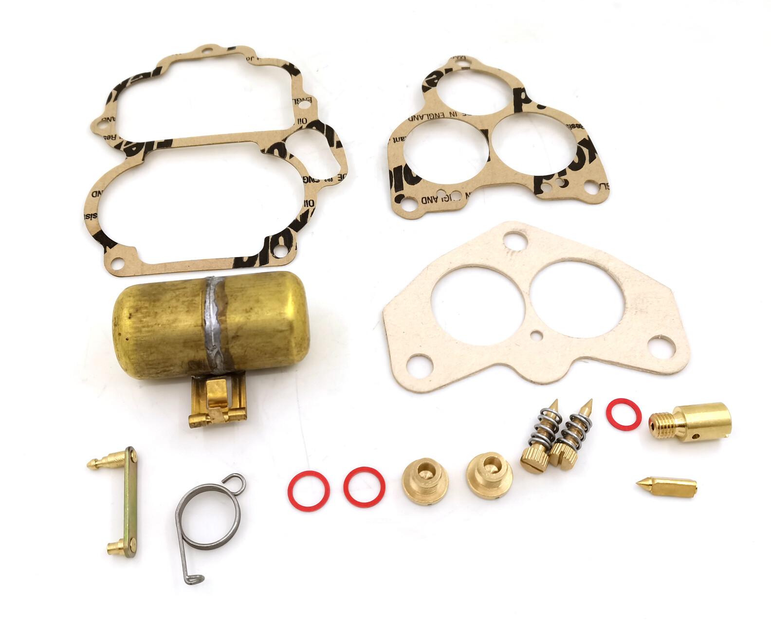 Ford V8 Flathead Holley 94 97 Carburetor Repair Kit 2 barrels 3 bolt base Carb