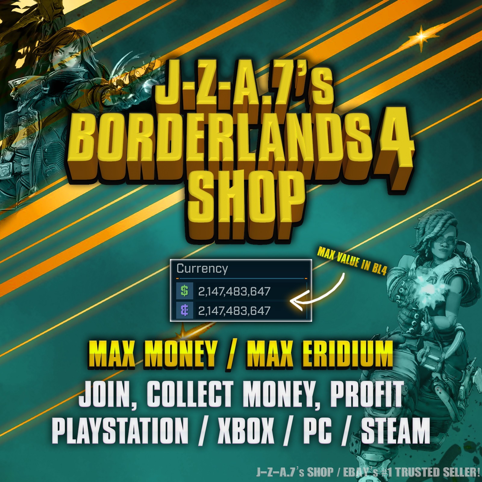 🔥Borderlands 4 [PS5/XBOX/PC]/ Max Eridium /Max Money