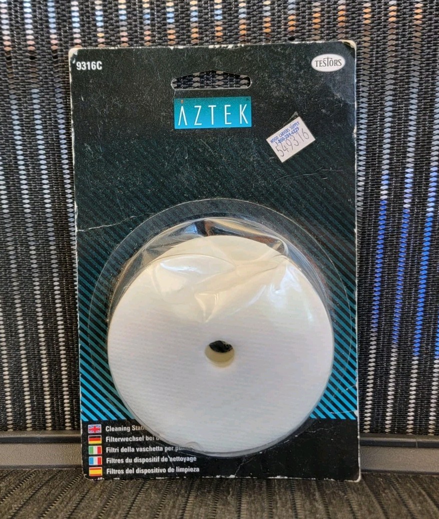 AZTEK 9316C Airbrush Cleaning Station Filters Accessory for Airbrushes VTG 1996