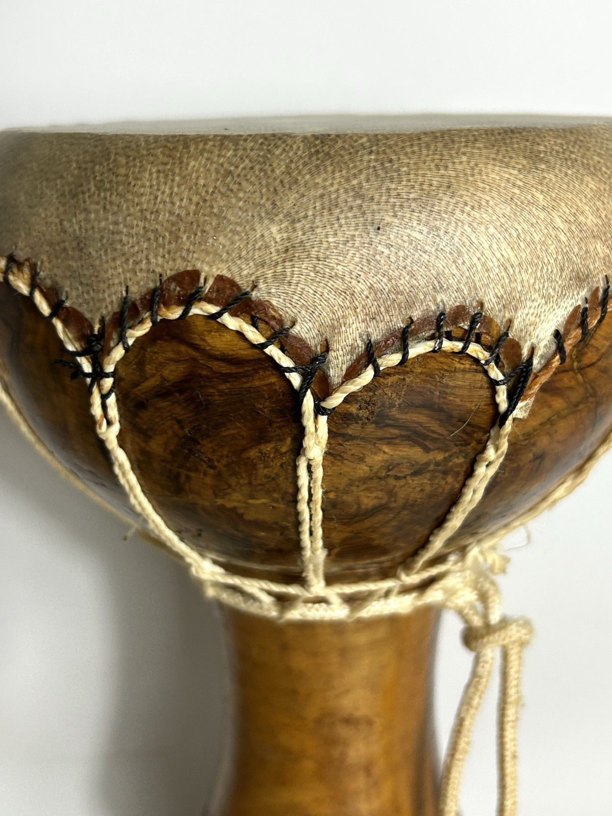 Vintage African Goblet Drum - Percussion Djembe Bongo