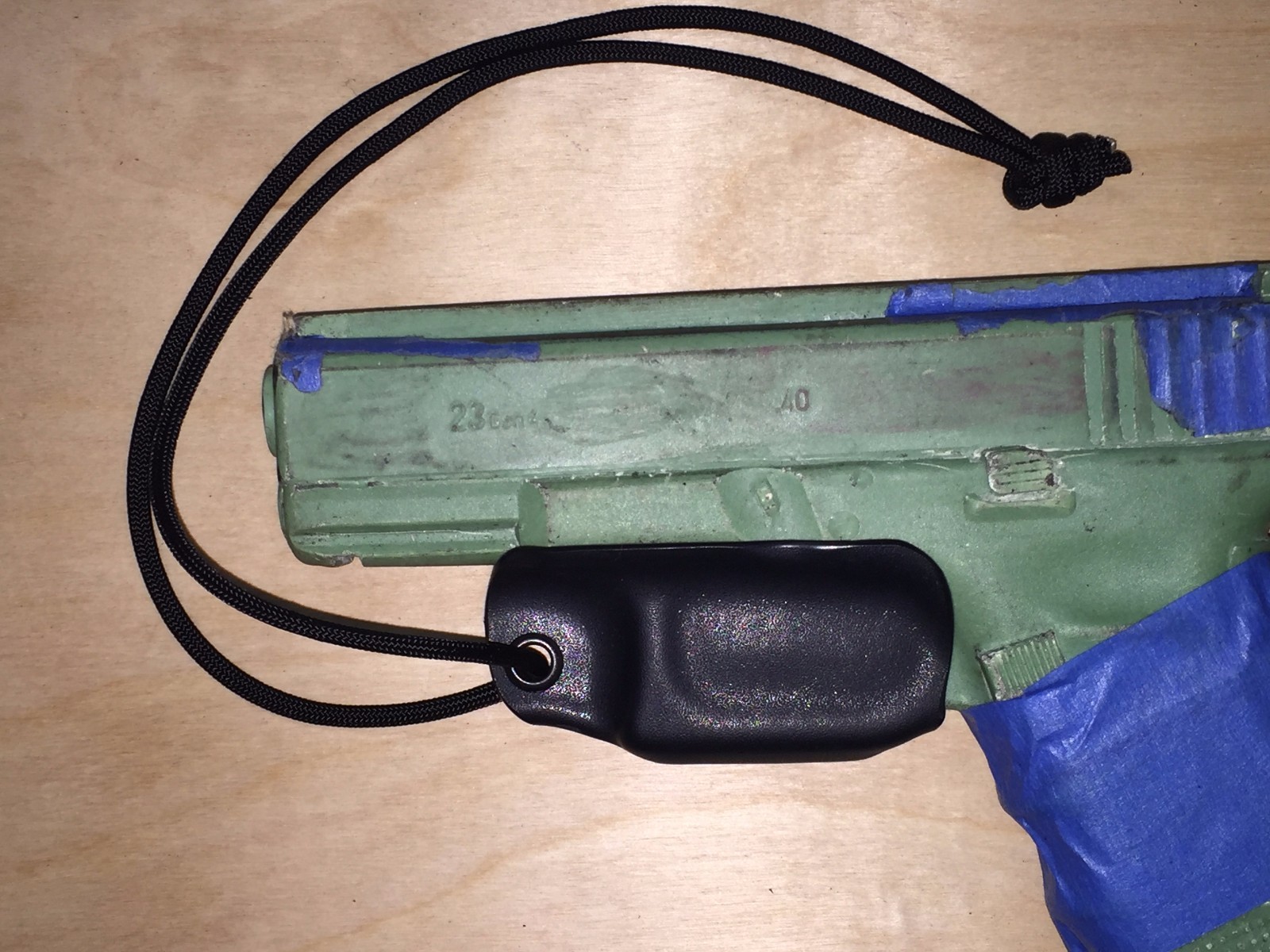Kydex Trigger Guard for Glock 19/23 Black