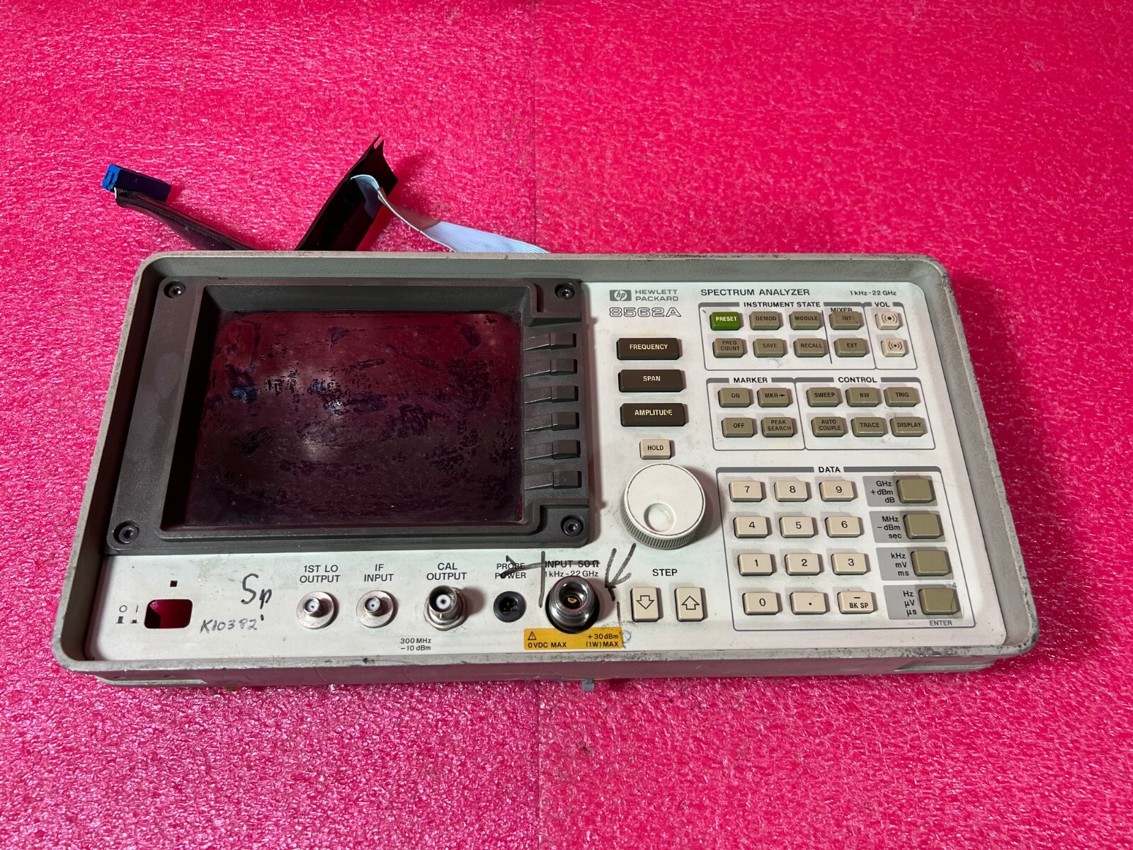 HP Agilent 8562A Spectrum Analyzer 'Panel only' 08562-60031 A-2623-53