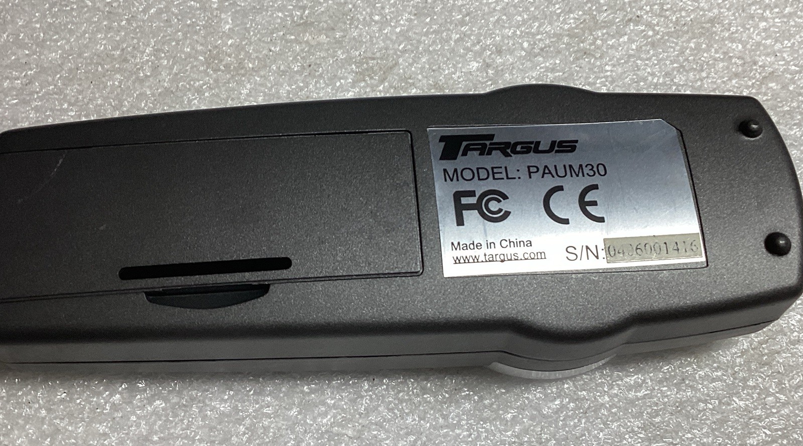 Targus PAUM30 Remote Control w/ Laser Pointer - Notebook Wireless Tested